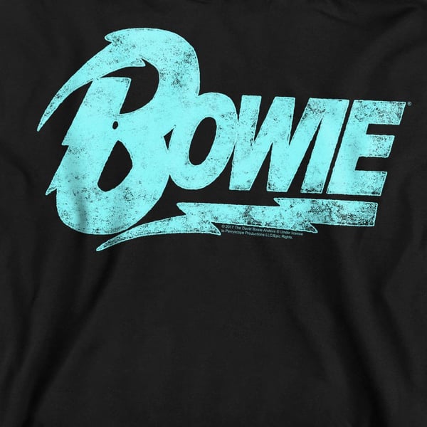 David Bowie Unisex Adult Logo Sweatshirt