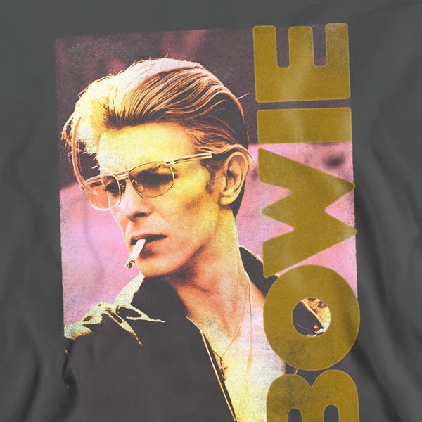 David Bowie Unisex Adult Smokin Sweatshirt
