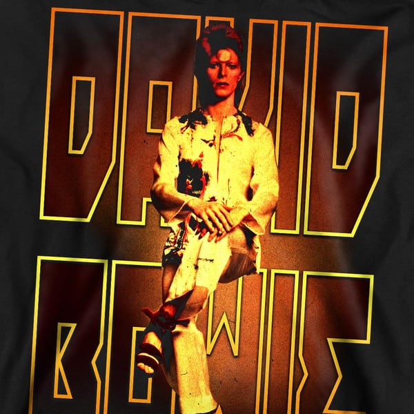 David Bowie Unisex Adult Perched Sweatshirt