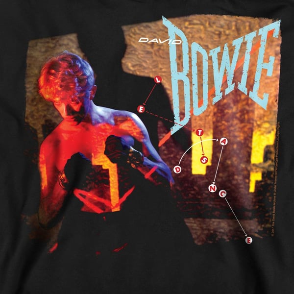 David Bowie Unisex Adult Let´s Dance Sweatshirt