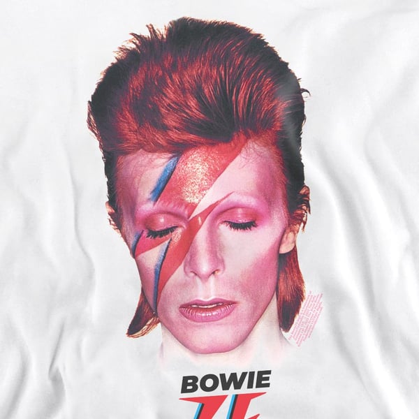 David Bowie Unisex Adult Aladdin Sane ´75 Sweatshirt