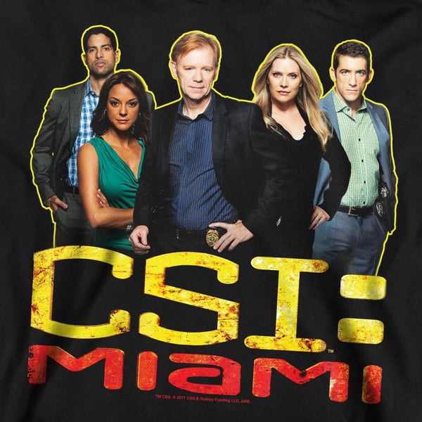 CSI: Miami Unisex Adult Cast Sweatshirt