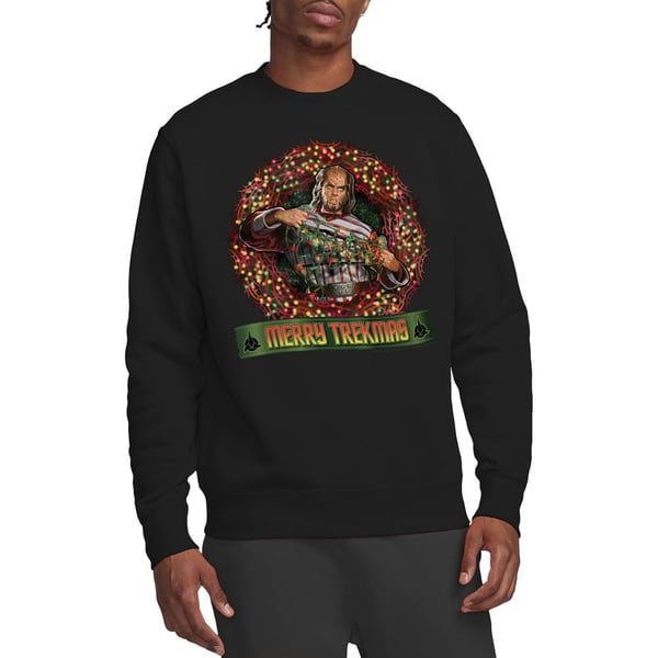 Star Trek Unisex Adult Merry Trekmas Christmas Sweatshirt