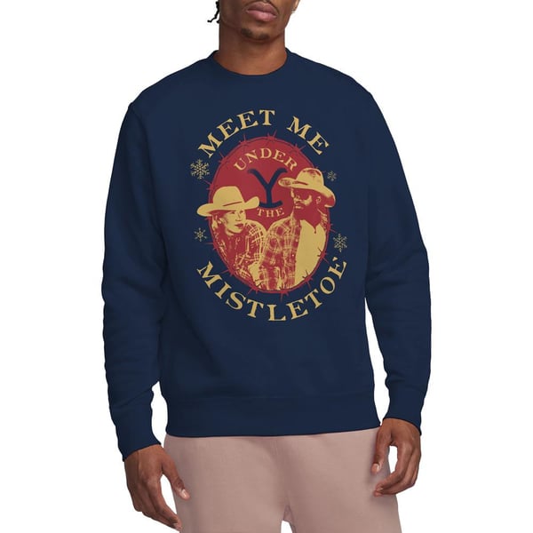 Yellowstone Unisex Adult Meet Me Under The Mistletoe Christmas Sweatshirt