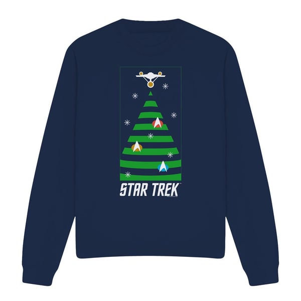 Star Trek: The Original Series Unisex Adult Christmas Tree Sweatshirt