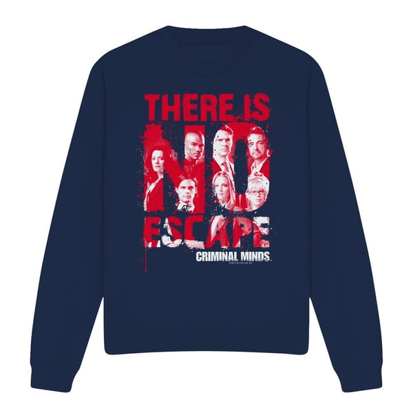 Criminal Minds Unisex aikuisten No Escape -collegepaita