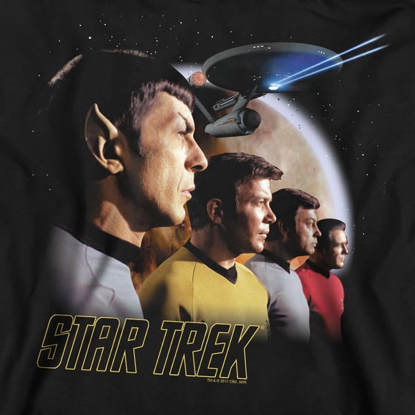 Star Trek Unisex Adult Forward to Adventure Sweatshirt