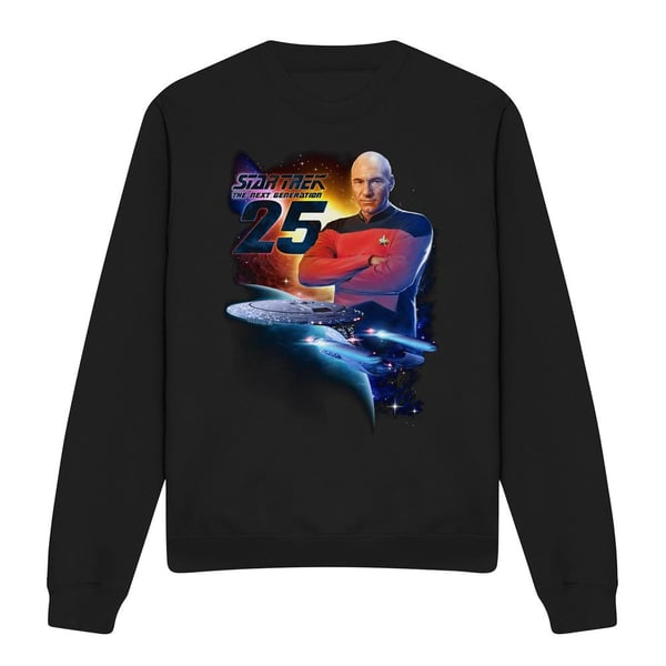 Star Trek Unisex Adult The Next Generation 25 Sweatshirt