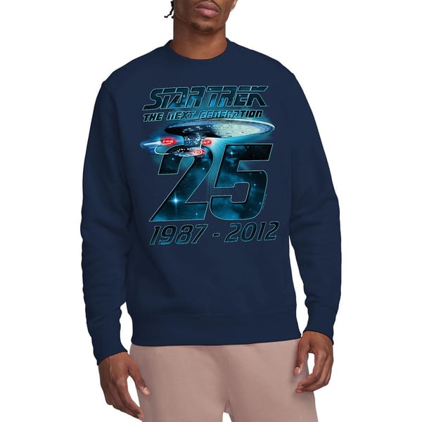 Star Trek Unisex Adult Enterprise 25 Sweatshirt