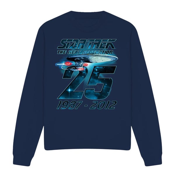 Star Trek Unisex Adult Enterprise 25 Sweatshirt