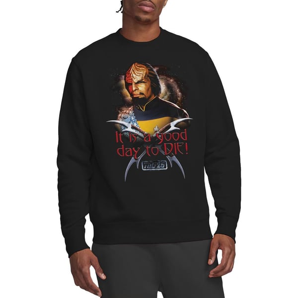 Star Trek Unisex Adult Good Day to Die Sweatshirt
