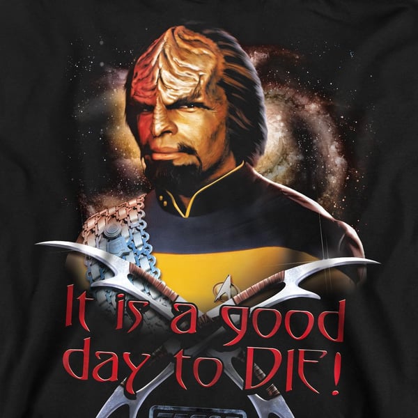 Star Trek Unisex Adult Good Day to Die Sweatshirt