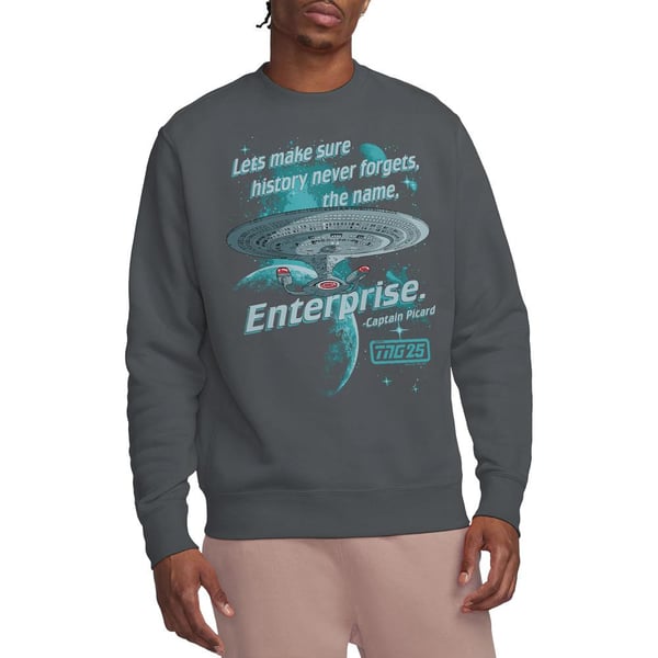 Star Trek Unisex Adult Never Forget Sweatshirt