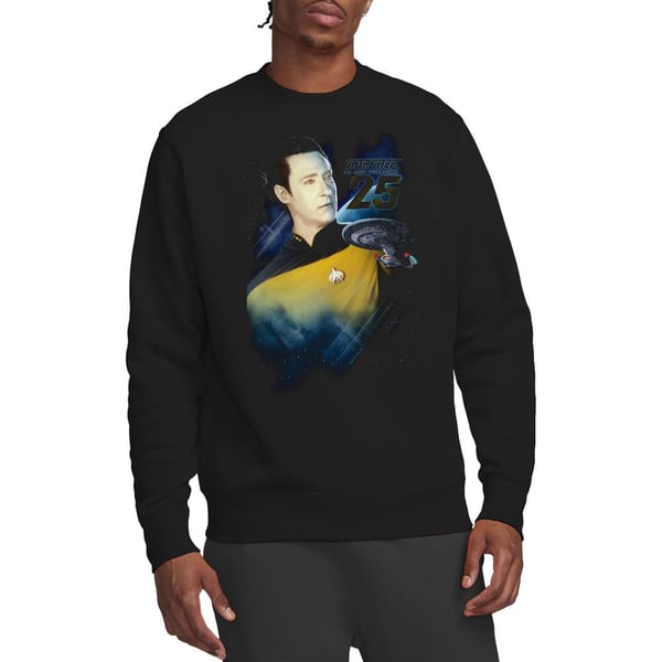 Star Trek Unisex Adult 25th Data Sweatshirt
