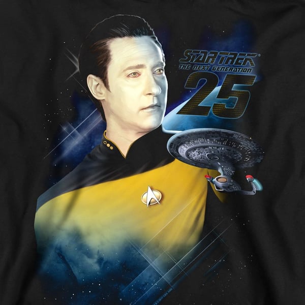 Star Trek Unisex Adult 25th Data Sweatshirt