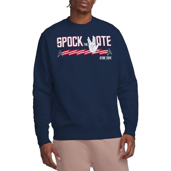 Star Trek Unisex Adult Spock the Vote Sweatshirt