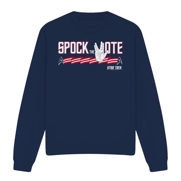 Star Trek Unisex Adult Spock the Vote Sweatshirt