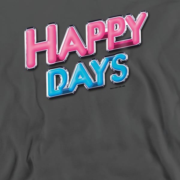 Happy Days Unisex Adult Logo Sweatshirt
