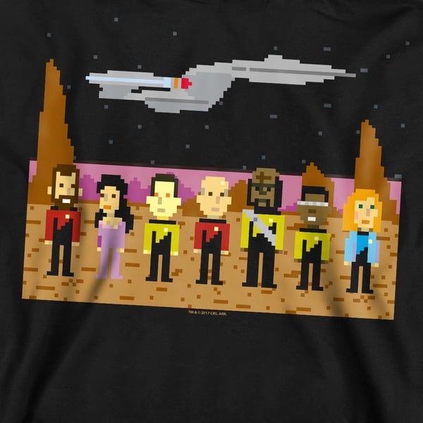 Star Trek Unisex Adult The Next Generation Trexel Crew Sweatshirt