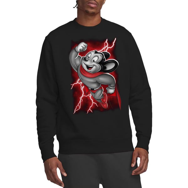 Mighty Mouse Unisex Aikuisten Mighty Storm -collegepaita