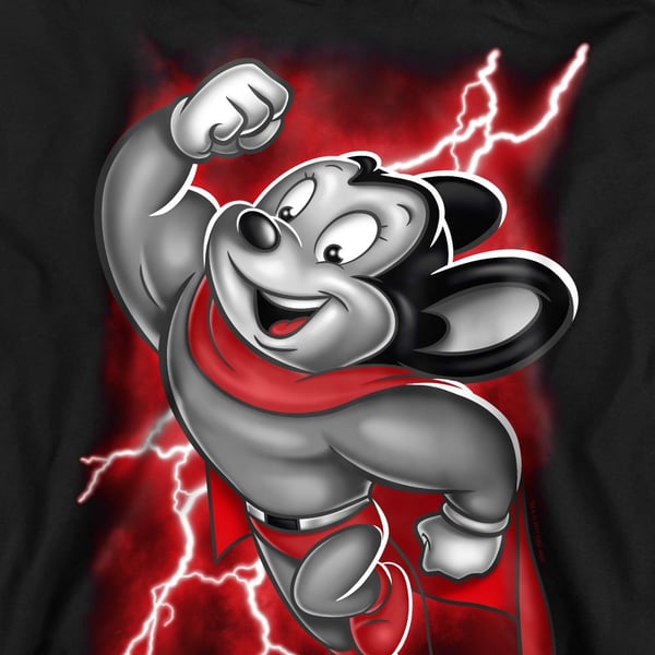 Mighty Mouse Unisex Aikuisten Mighty Storm -collegepaita