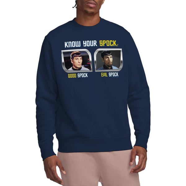 Star Trek Unisex Adult Know Your Spock Sweatshirt