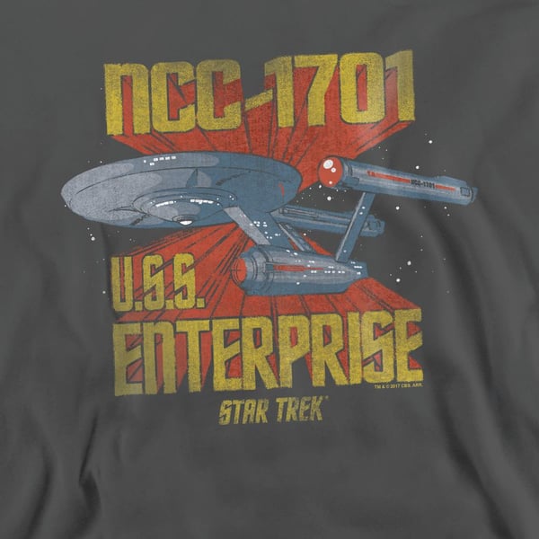 Star Trek Unisex Adult NCC-1701 Sweatshirt