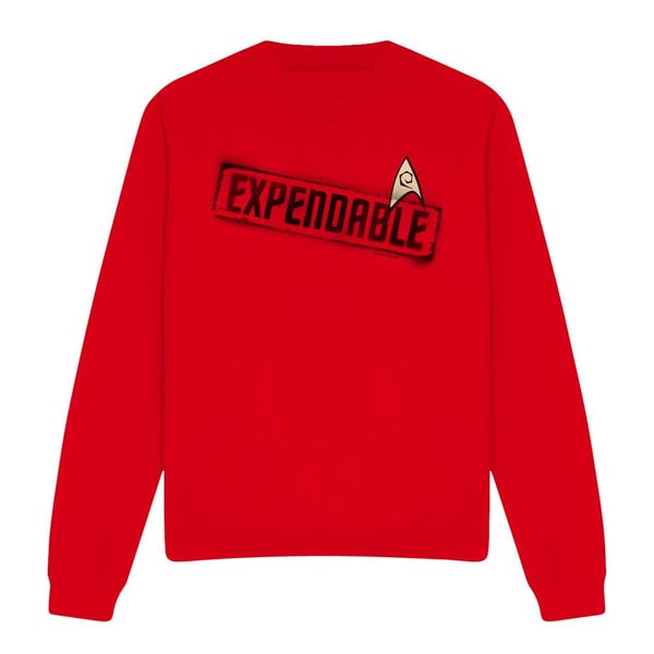 Star Trek Unisex Adult Expendable Sweatshirt