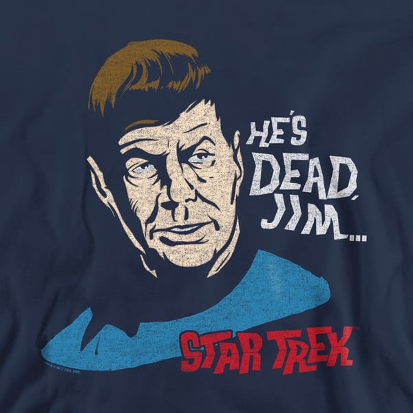 Star Trek Unisex Adult He´s Dead Jim Sweatshirt