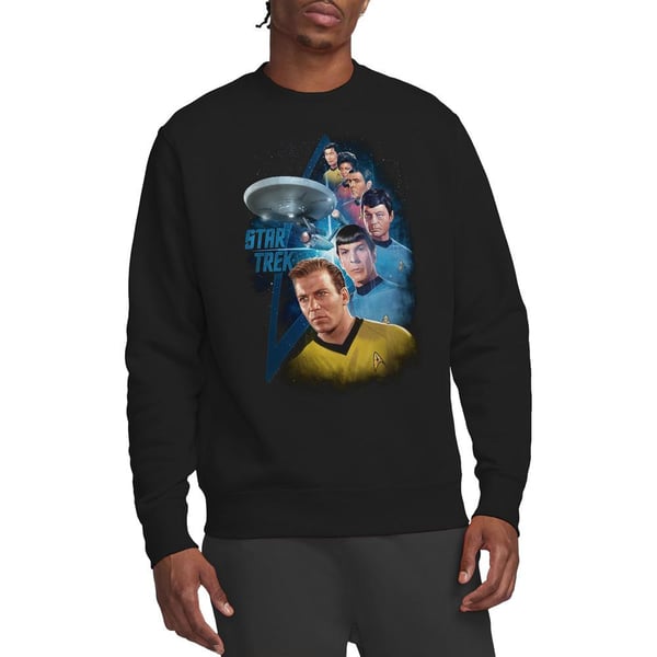 Star Trek Unisex Adult Among the Stars Sweatshirt