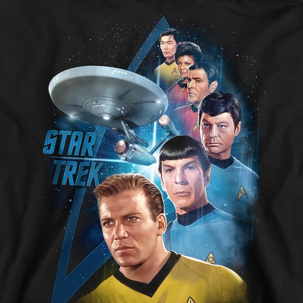 Star Trek Unisex Adult Among the Stars Sweatshirt
