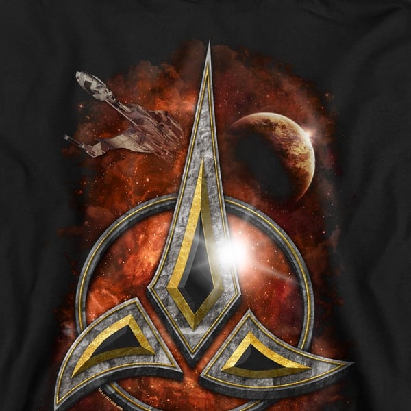 Star Trek Unisex Adult Klingon Crest Sweatshirt