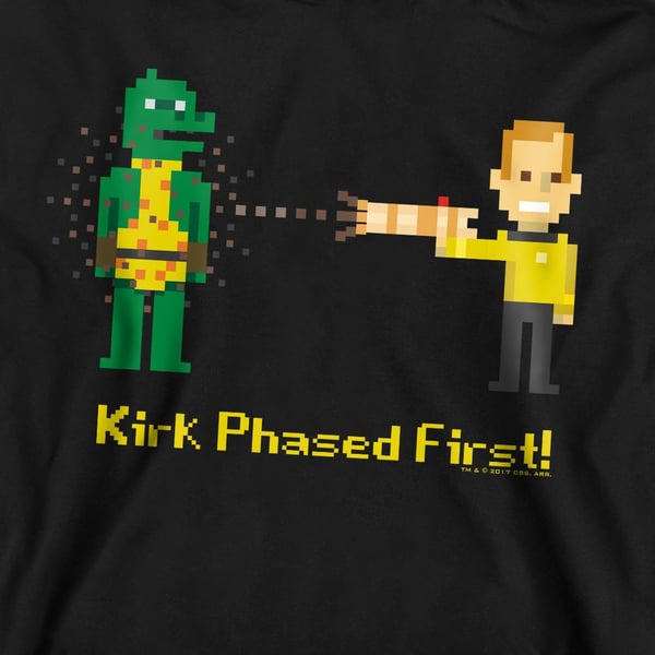 Star Trek Unisex Adult Kirk Phased First Sweatshirt