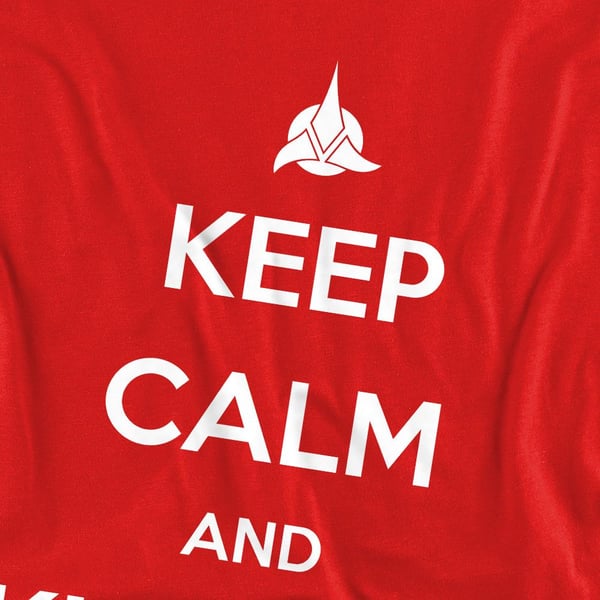 Star Trek Unisex Adult Calm Klingon Sweatshirt