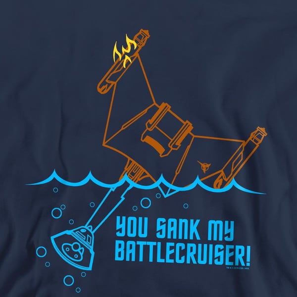 Star Trek Unisex Adult Battlecruiser Sweatshirt