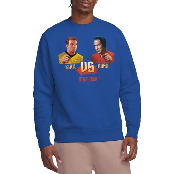 Star Trek Unisex Adult Kirk Vs Khan Sweatshirt