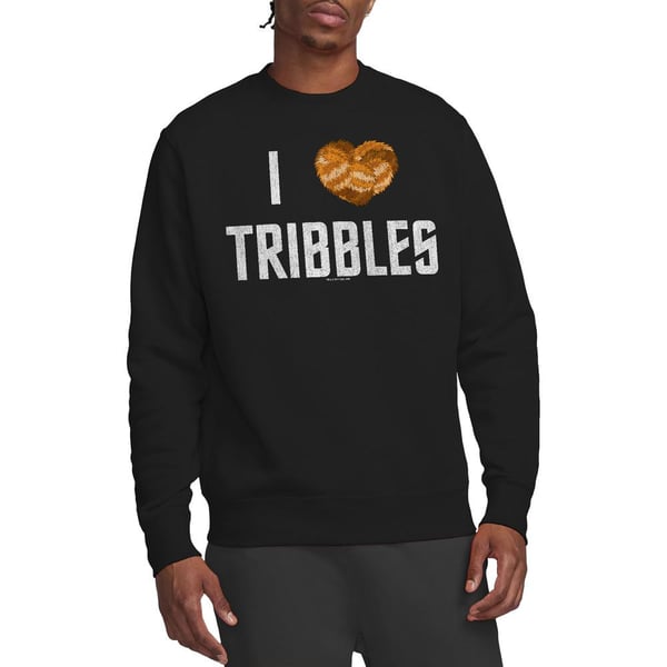 Star Trek Unisex Adult I Heart Tribbles Sweatshirt