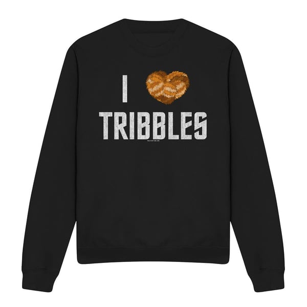 Star Trek Unisex Adult I Heart Tribbles Sweatshirt