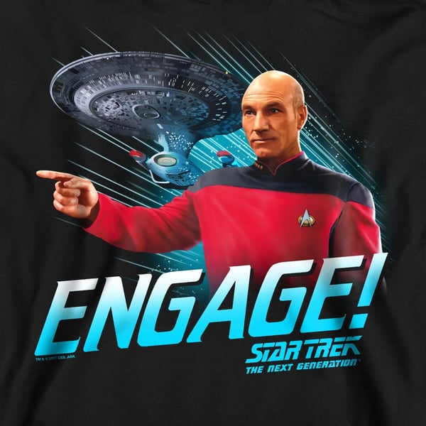 Star Trek Unisex Adult Engage Sweatshirt