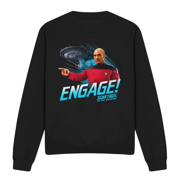 Star Trek Unisex Adult Engage Sweatshirt