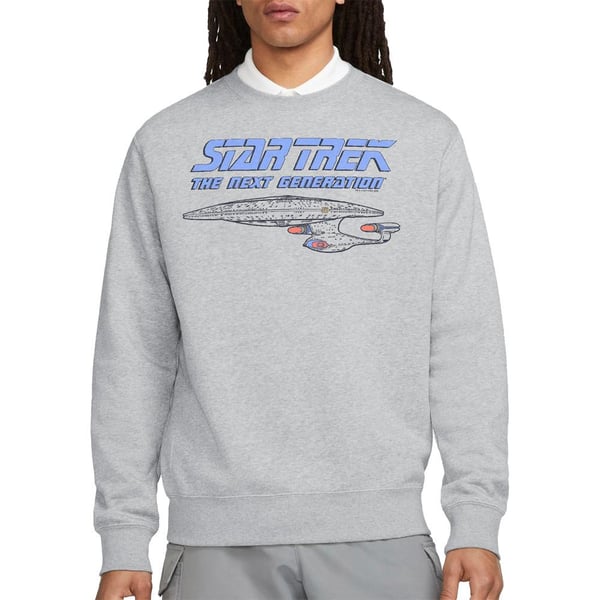 Star Trek Unisex Adult The Next Generation Distressed Sweatshirt