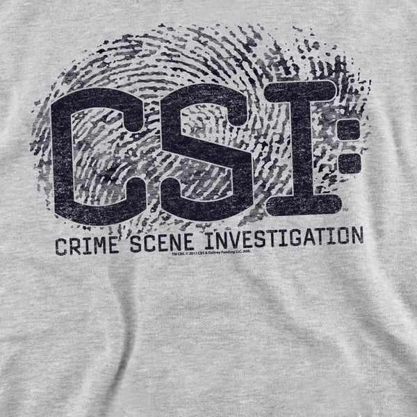 CSI Unisex Adult Distressed Logo Sweatshirt