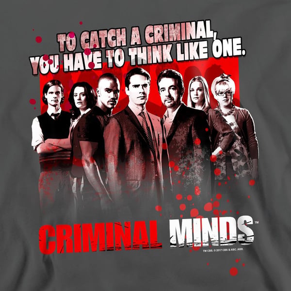 Criminal Minds Unisex Adult Think Like One Sweatshirt