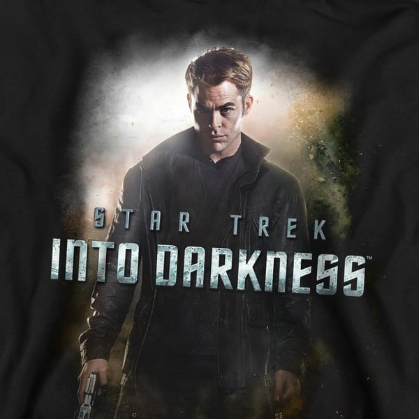 Star Trek: Into Darkness Unisex Adult Darkness Captain Kirk Sweatshirt