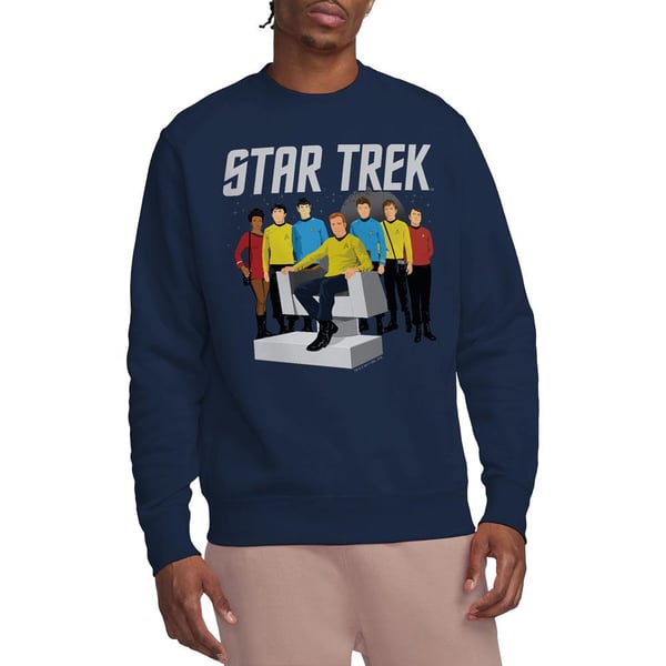 Star Trek Unisex Adult Vector Crew Sweatshirt