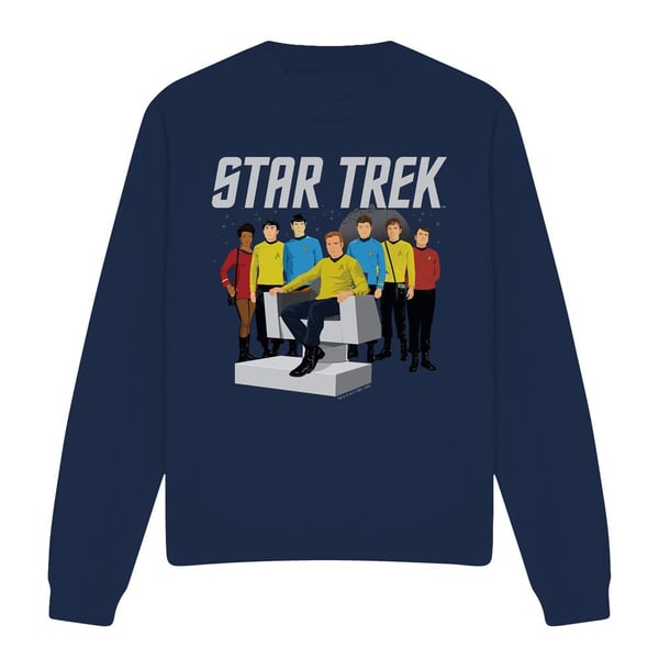 Star Trek Unisex Aikuisten Vector Crew Collegepaita Star Trek Unisex Aikuisten Vector Crew Collegepaita