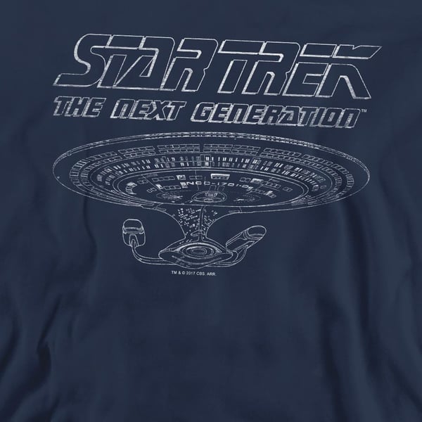 Star Trek Unisex Adult The Next Generation Enterprise Sweatshirt