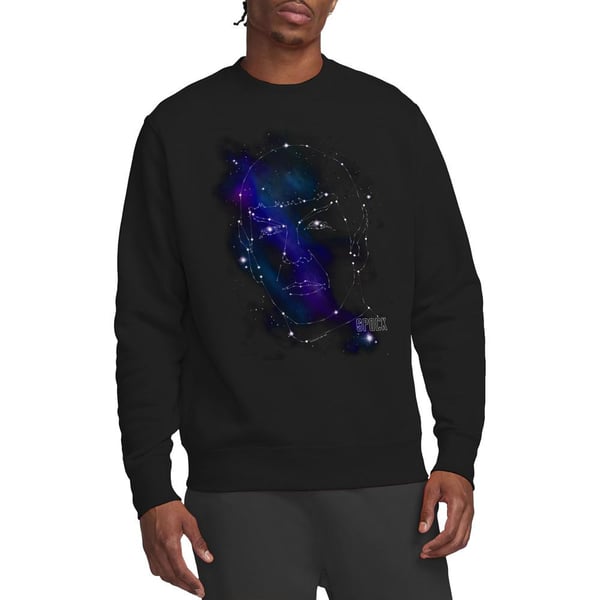 Star Trek Unisex Adult Spock Constellations Sweatshirt