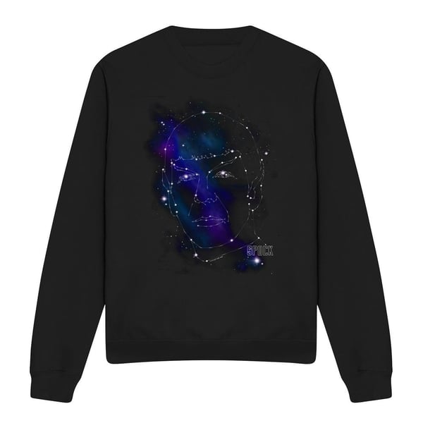 Star Trek Unisex Adult Spock Constellations Sweatshirt