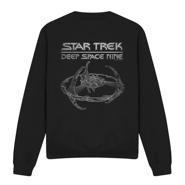 Star Trek Unisex Adult Deep Space Nine Station Sweatshirt